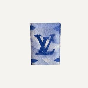 Louis Vuitton Ink Watercolor Pocket Organizer Blue M80455